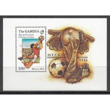 Gambia - Hojas Yvert 28 ** Mnh  Deportes fútbol