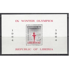 Liberia - Hojas Yvert 28 ** Mnh  Olimpiadas de Insbruck