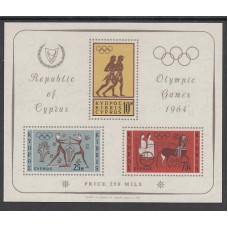 Chipre - Hojas Yvert 2 ** Mnh Juegos Olimpicos de Tokyo