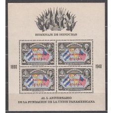 Honduras - Hojas Yvert 2 ** Mnh Unión panamericana