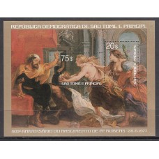 Santo Tomas y Principe - Hojas Yvert 2 ** Mnh  Pinturas de Rubens