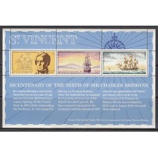 San Vicente - Hojas Yvert 2 ** Mnh Charles Brisbane