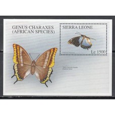 Sierra Leona - Hojas Yvert 303 ** Mnh  Fauna mariposas