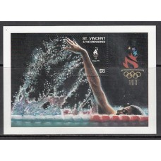 San Vicente - Hojas Yvert 306 ** Mnh Olimpiadas de Atlanta