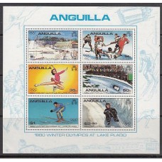 Anguilla - Hojas Yvert 30 ** Mnh Olimpiadas de Lake Placid