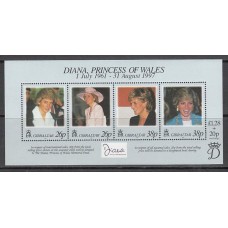 Gibraltar - Hojas Yvert 30 ** Mnh Diana princesa de Gales