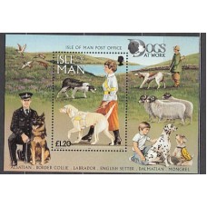 Man - Hojas Yvert 30 ** Mnh Fauna perros