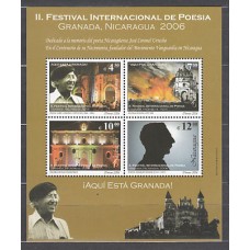 Nicaragua - Hojas Yvert 317 ** Mnh Poesia en Granada