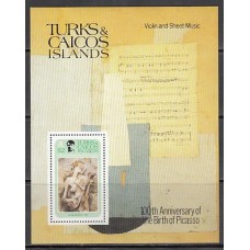 Turk y Caicos - Hojas Yvert 32 ** Mnh Pintura Pablo Picasso