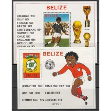 Belize - Hojas Yvert 33/4 ** Mnh Deportes fútbol