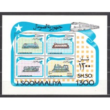 Somalia - Hojas Yvert 33 ** Mnh  Trenes