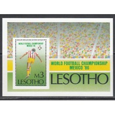 Lesotho - Hojas Yvert 35 ** Mnh  Deportes fútbol