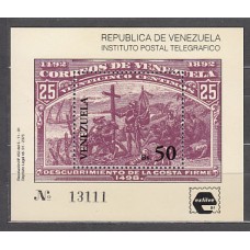 Venezuela - Hojas Yvert 35 ** Mnh Exposición Filatelica