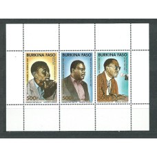 Burkina Faso - Hojas Yvert 36 ** Mnh  Personajes