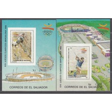 Salvador - Hojas Yvert 36/7 ** Mnh Olimpiadas de Barcelona