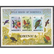 Dominica - Hojas Yvert 37 ** Mnh Fauna aves