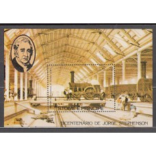 Santo Tomas y Principe - Hojas Yvert 37 ** Mnh   Trenes