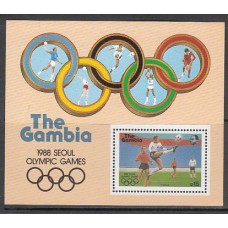 Gambia - Hojas Yvert 38 ** Mnh  Olimpiadas de Seul