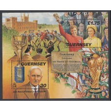 Guernsey - Hojas Yvert 39 ** Mnh Deportes fútbos