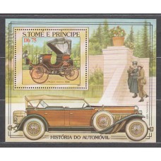 Santo Tomas y Principe - Hojas Yvert 39 ** Mnh  Automovil