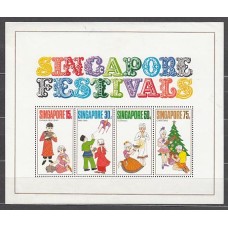 Singapur - Hojas Yvert 3 ** Mnh  Festivales