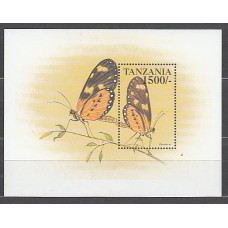 Tanzania - Hojas Yvert 410 ** Mnh  Fauna mariposas