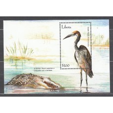 Liberia - Hojas Yvert 416 ** Mnh  Fauna aves