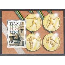 Tuvalu - Hojas Yvert 41 ** Mnh Deportes. Olimpiadas de Barcelona
