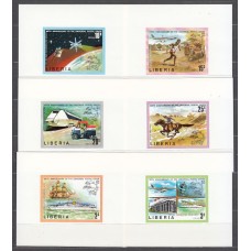 Liberia - Hojas Lollini 4330L1/6B ** Mnh Transportes