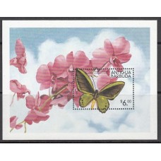 Antigua Hojas Yvert 436 ** Mnh Fauna mariposas