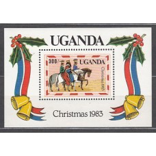 Uganda - Hojas Yvert 43 ** Mnh  Navidad