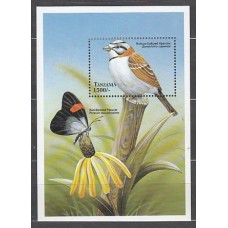 Tanzania - Hojas Yvert 465R ** Mnh  Fauna aves