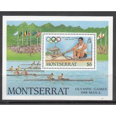 Montserrat - Hojas Yvert 46 ** Mnh Olimpiadas de Seul