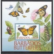 Barbados - Hojas Yvert 47 ** Mnh Fauna mariposas