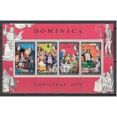 Dominica - Hojas Yvert 4 ** Mnh Navidad