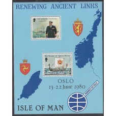 Man - Hojas Yvert 4 ** Mnh Olav V