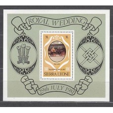 Sierra Leona - Hojas Yvert 4 ** Mnh  Boda real