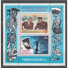 Turk y Caicos - Hojas Yvert 4 ** Mnh Winston Churchill