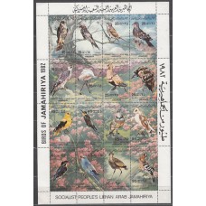 Libia - Hojas Yvert 52 ** Mnh  Fauna aves