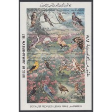 Libia - Hojas Yvert 52 Sin dentar ** Mnh  Fauna aves