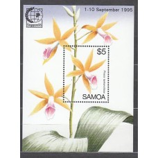 Samoa - Hojas Yvert 53A ** Mnh Flores