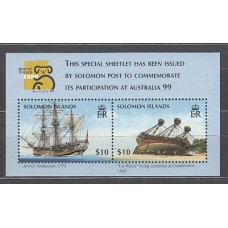 Salomon - Hojas Yvert 54 ** Mnh Barcos