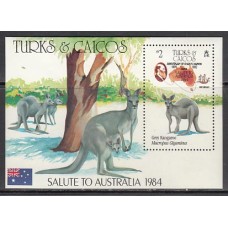 Turk y Caicos - Hojas Yvert 54 ** Mnh Fauna