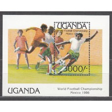 Uganda - Hojas Yvert 54 ** Mnh  Deportes fútbol