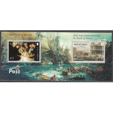 Man - Hojas Yvert 61 ** Mnh Batalla de Trafalgar