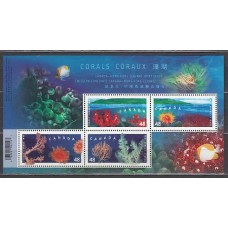 Canada - Hojas Yvert 62 ** Mnh Fauna. Corales