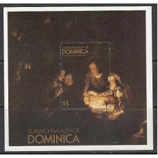 Dominica - Hojas Yvert 63 ** Mnh Pintura de Rembrandt