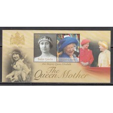 Santa Lucia - Hojas Yvert 63 ** Mnh Reina madre