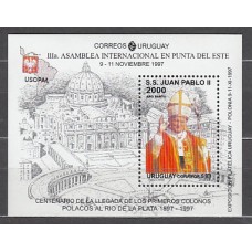 Uruguay - Hojas Yvert 64 ** Mnh Personaje. Papa Juan Pablo II