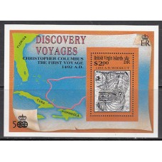 Virgenes - Hojas Yvert 68 ** Mnh  Descubrimiento de América